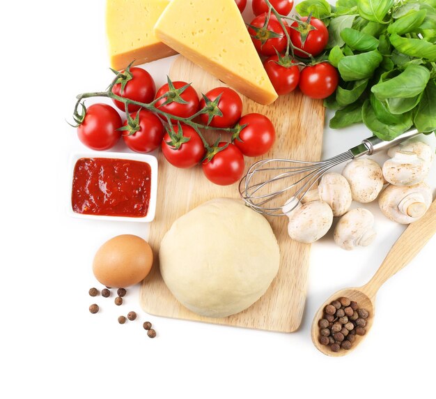 składniki na kuchennym blacie